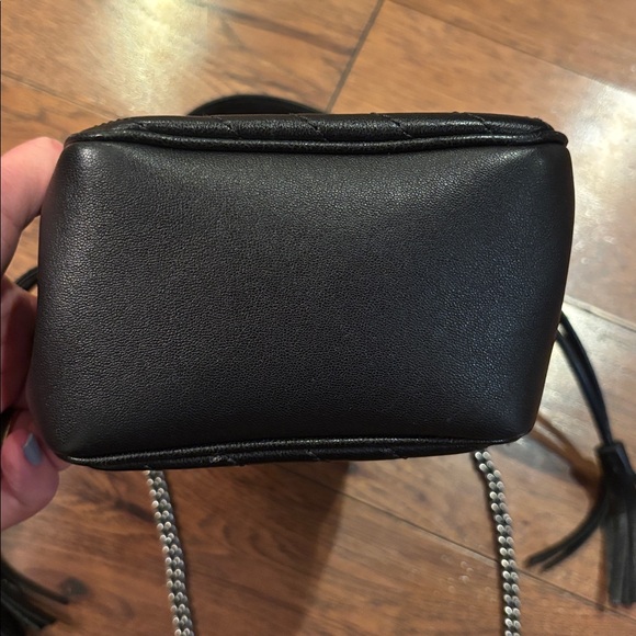 AUTHENTIC Gucci BLONDIE MINI Black EMBOSSED Leather Bucket Bag - Picture 4 of 12